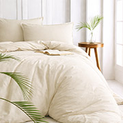 Комплект постільної білизни SoundSleep Stonewash Adriatic milky молочний