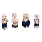 Набір фігурок декоративних 6 см 4 шт. Клоуни Lefard 98-786