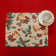 Серветка гобеленова з люрексом Villa Grazia Новорічний передзвін