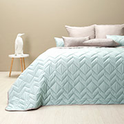 Покривало Izzi Ideia м'ята-сіре