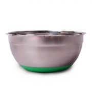 Миска Kamille 28х13см з нержавіючої сталі з силіконовим дном 4351