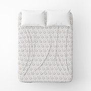 Простирадло бязеве Цвітіння трав Home Line блакитний