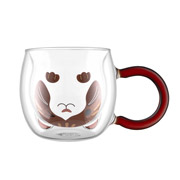 Набір чашок з подвійними стінками 2х280 мл Animals Ardesto AR2628BC