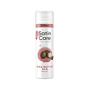 Гель для гоління Satin Care для сухої шкіри 200мл Олія ши та шовк