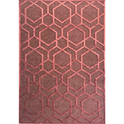 Килим із опуклим малюнком Farashe SL Carpet винний