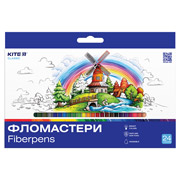 Фломастери 24 кольори Classic Kite K-456