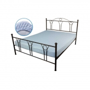 Простирадло на гумці Руно Блакитна смугаста