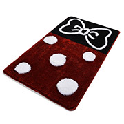 Килимок для ванної кімнати Mina kirmizi Chilai Home 60х100 см