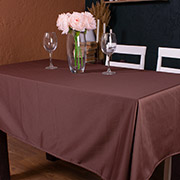 Скатертина водонепроникна 401 Satin Waterproof Chocolate Mirson