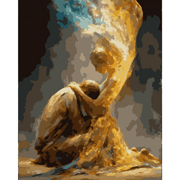 Картина за номерами 40х50 см Обійми світла LED-підсвічування Santi 956657