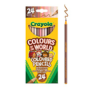 Набір кольорових олівців Crayola Colours of the World 24 шт 68-4607