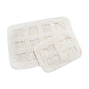 Набір килимків у ванну кімнату Ruth Irya ekru молочний