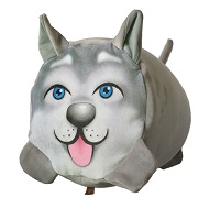 Антистресова подушка Хаскі велюр