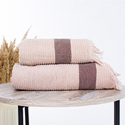 Набір махрових рушників 107 Elite Luxury Beige Mirson 2 шт в подарунковій коробці