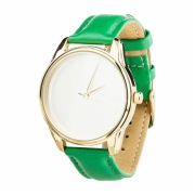 Годинники ZIZ Мінімалізм зелений, золото - другий ремінець в подарунок 4600281
