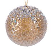 Ялинкова прикраса Куля 12см Lefard 66-034