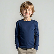 Лонгслів для хлопчика 0705102тсн рибана Татошка синій