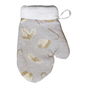 Декоративна рукавичка Шапочки на бежевому Прованс