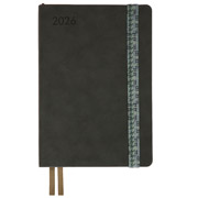 Щоденник датований А5 368 стор Polo Leo Planner 252694 графітовий
