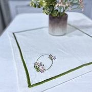 Серветка великодня лляна з вишивкою SRVV038-40 LiMaSo