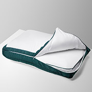 Подушка антиалергенна середня Imperial Satin Luxe 2 в 1 плюс Memory MirSon