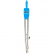 Циркуль+грифель в футляре голубой Kite K18-383-07