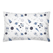 Детская наволочка Space White ранфорс Cosas