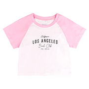 Футболка для дівчинки ФТ37 супрем Бембі 140-білий-світло-рожевий