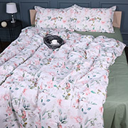 Постільна білизна 00-9 Birds and Flowers поплін MirSon