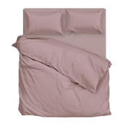 Простирадло з ранфорсу Dusty Rose SoundSleep пудрово-рожеве