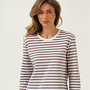 Жіночий світшот у смужку 24023 German Volf