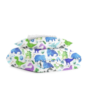 Дитяча постільна білизна в ліжечко COLORFUL DINO Cosas фіолетовий