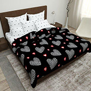 Постільна білизна Мальовані сердечка-2 бязь Selena 100674