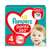 Підгузки-трусики Pampers Pants Maxi розмір 4, 9-15 кг, 108 шт
