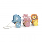 Дерев'яна каталка Viga Toys PolarB Звірята 44023