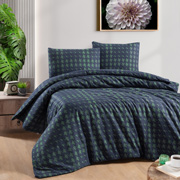 Постільна білизна Sadora Navy Blue фланель First choice