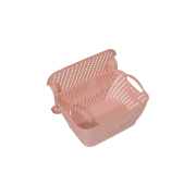 Кошик для зберігання пластиковий Kornel Рожевий 26х37 см