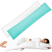 Подушка з наволочкою Nordic Comfort+ для сну та відпочинку Ideia 8-35551 м'ятна