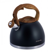 Чайник 2.7л з нержавіючої сталі зі свистком та бакелітовою ручкою Kamille 1087