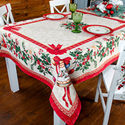 Скатертина гобеленова новорічна Loop Lefard