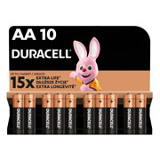 Лужні батарейки Duracell Basic AA LR6 10 шт. в упаковці