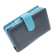 Жіночий шкіряний гаманець Visconti RB-51 - Fiji blue multi