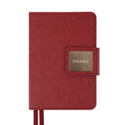 Щоденник датований А6 352 стор Chiara Leo Planner 252705 бордовий