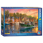 Пазл Захід сонця в гавані Домінік Девісон, 1000 елементів Eurographics 6000-0969