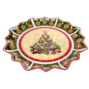 Блюдо фарфорове 38х4 см Christmas collection Lefard 986-094
