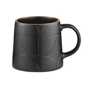 Чашка керамічна 420 мл Dafne Ardesto AR3067BK чорна