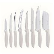 Набір ножів Tramontina Plenus light grey 8 предметів 23498/332