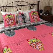 Покривало двостороннє стьобана Руно Owl