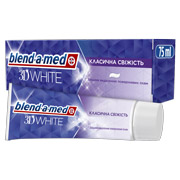 Зубна паста 75 мл 3D White Класична свіжість Blend-a-med