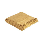 Плед Rius mustard Lotus Home гірчичний